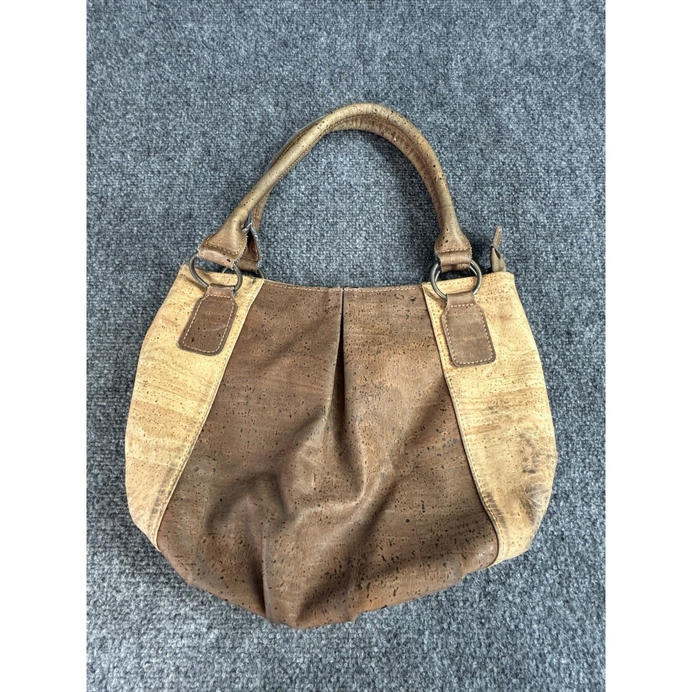 Natural Cork Handbag Made In Portugal  Shoulder Bag Boho Hippie Natural